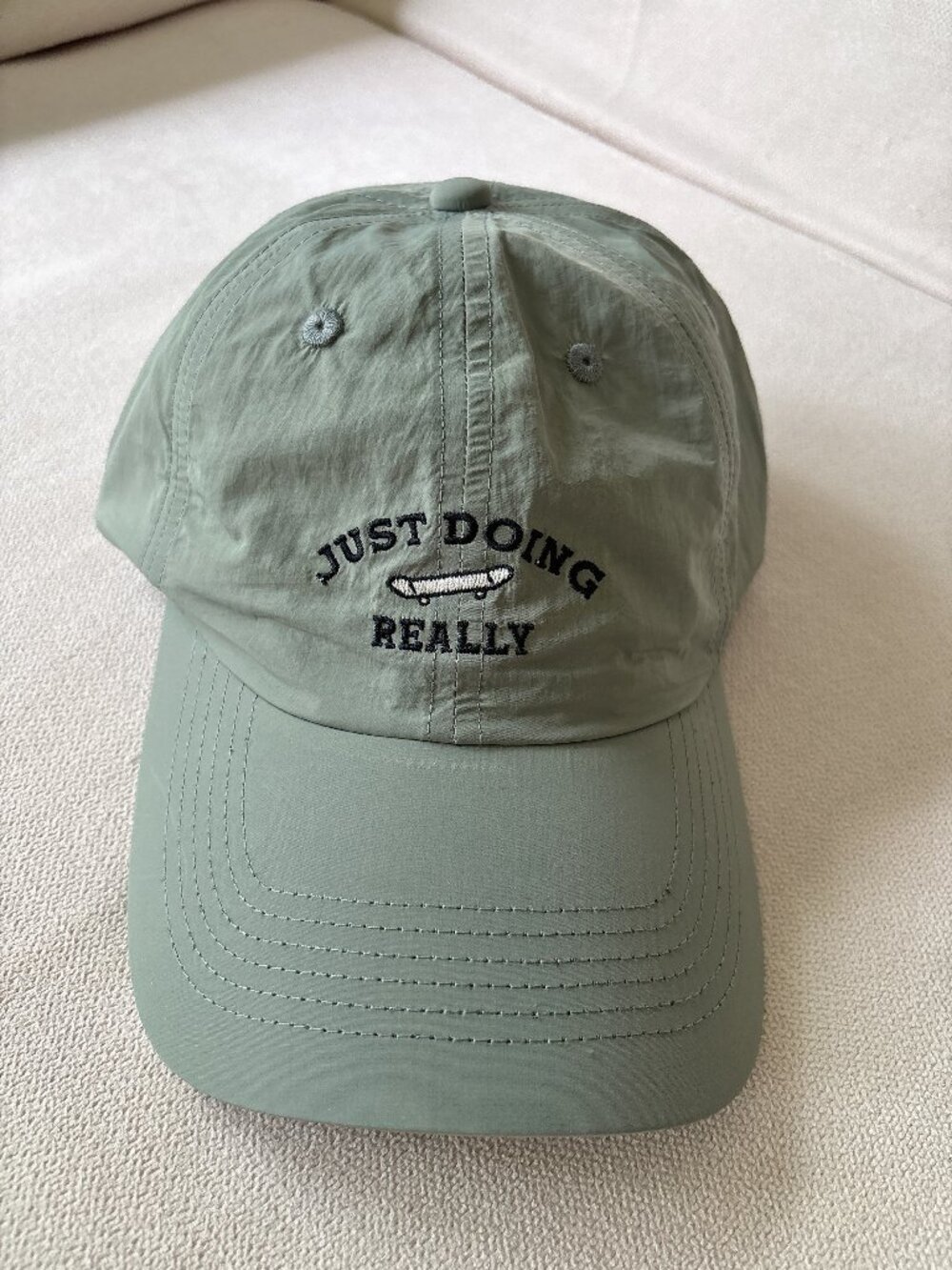 Sage Green Quick-Dry Baseball Cap adjustable
